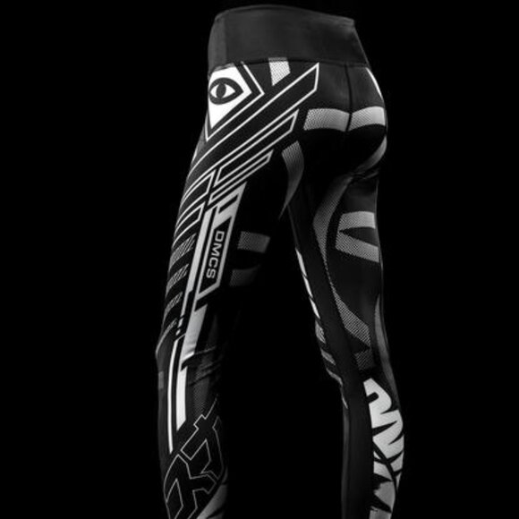 ETHRNET Leggings - Damascus - 2017 Vintage - Streetwear Techwear Cyberpunk Goth - Picture 13 of 17